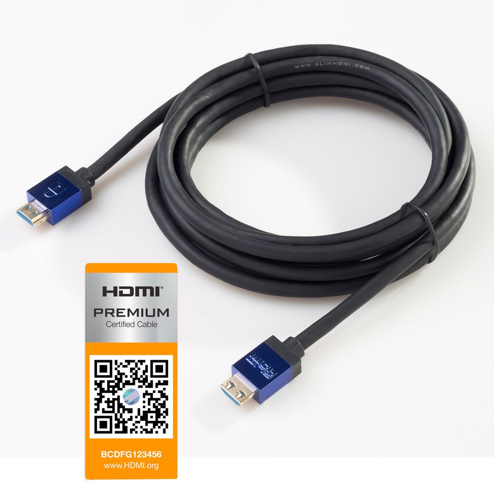 0.5m (50cm) Male Mini (Type C) to Male (Type A) Cable, The World's Slimmest HDMI Lead? (Gold Plated, 1080p, 3D, High Speed, ARC) — view 43