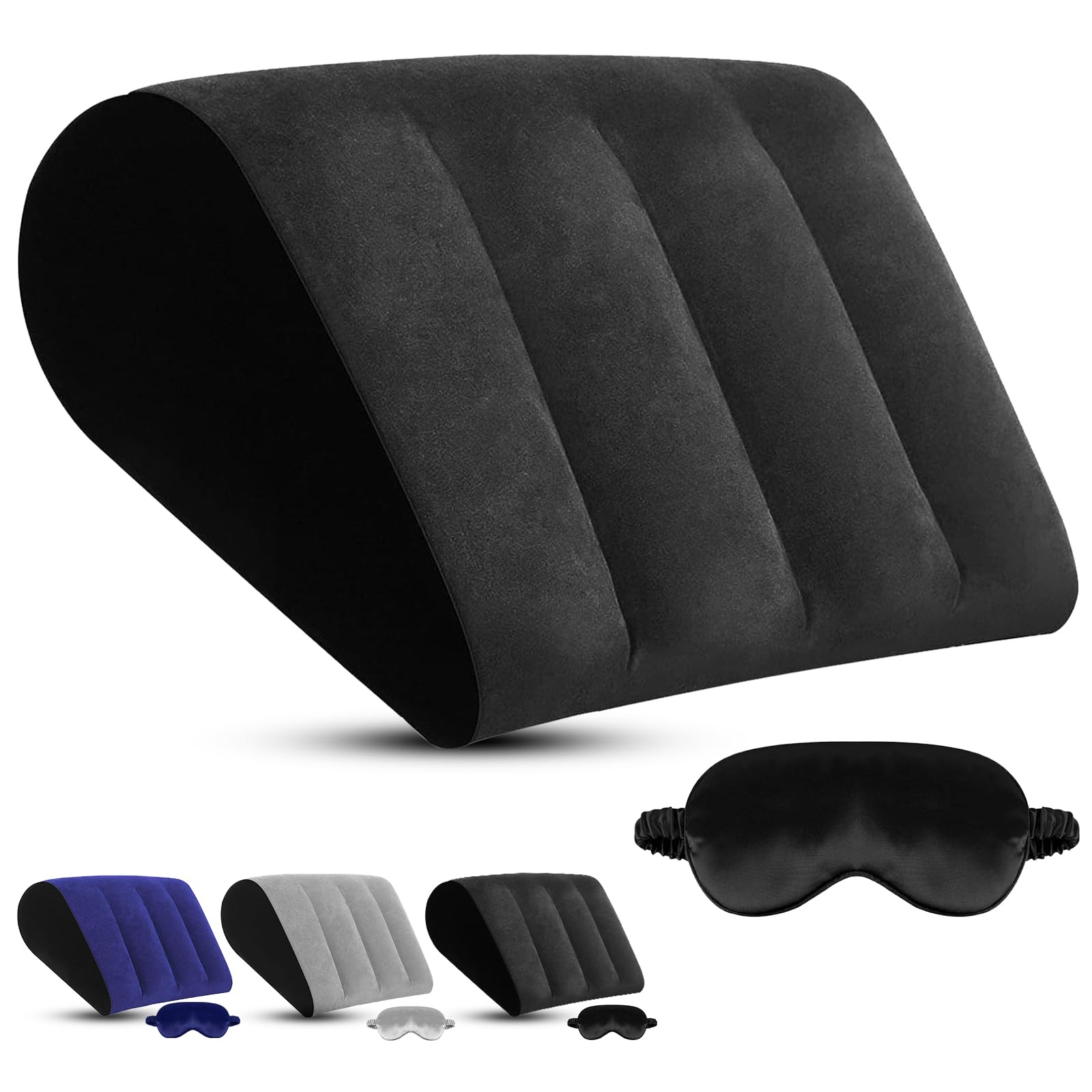 ProPillows Inflatable Wedge Pillow for Sleeping - Portable Wedge Bed Wedge for Backrest Sleeping Body Positioners, Leg Elevation