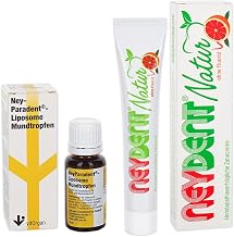Liposome Mouth Drops with NeyDent Natural Toothpaste Set | Valuable animal cell extracts, antibacterial oral care, gum care, healthy oral flora, fresh breath