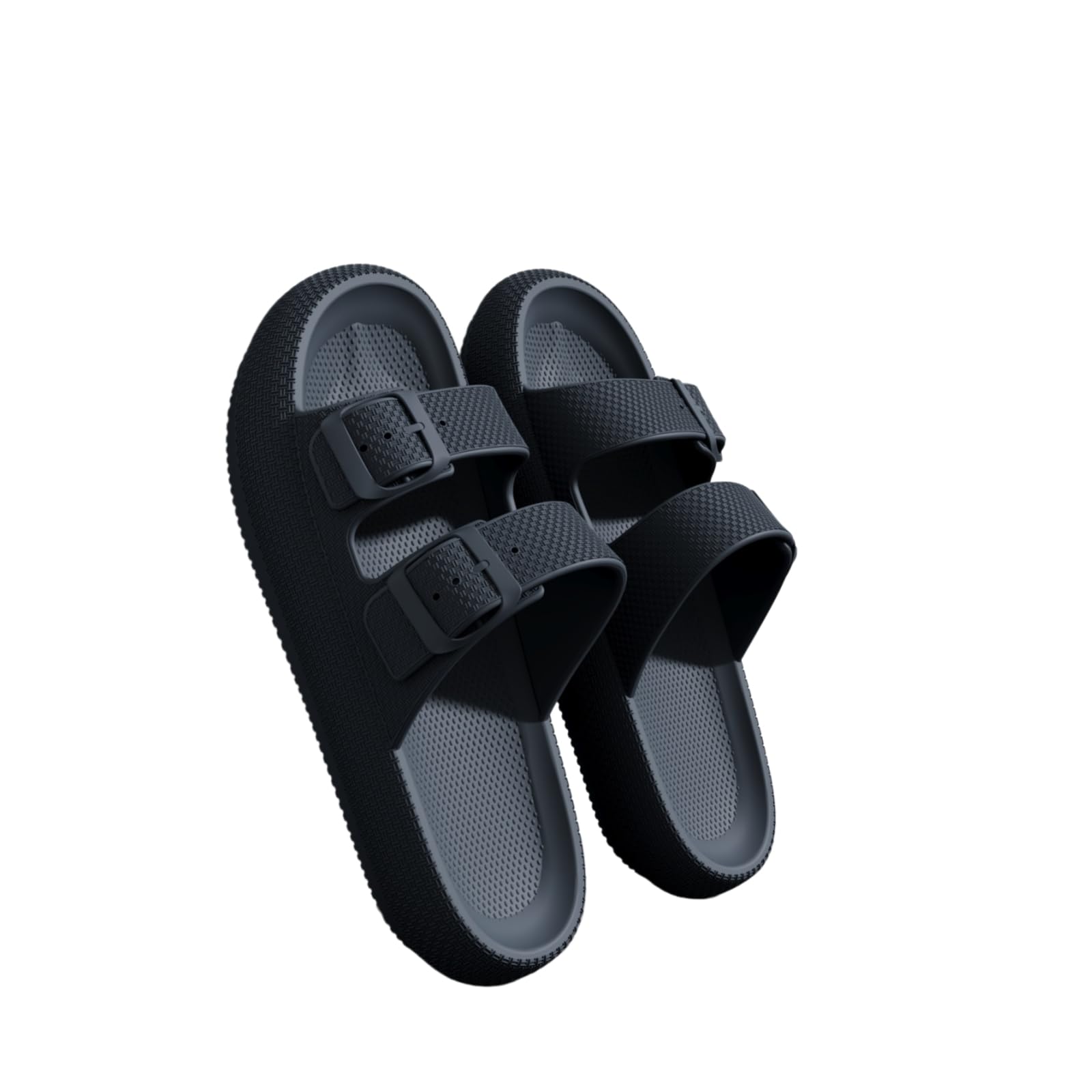 Ciabatte Uomo Men's Outdoor Fashion Sandali di Suola Spessa - Pantofole Doccia Antiscivolo per Bagno, Casa Leggera E Confortevole-blue-36-37
