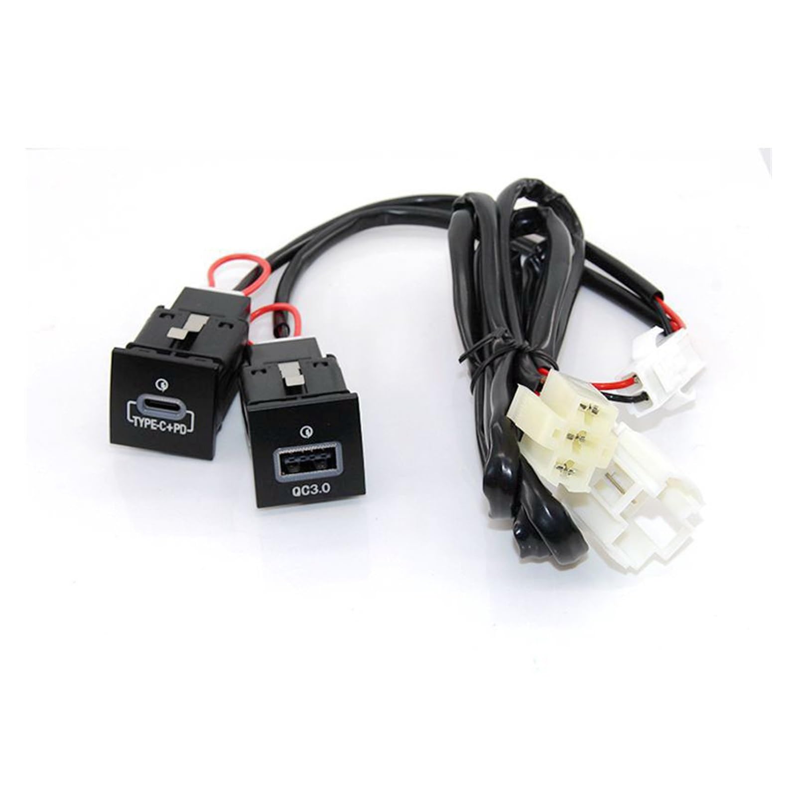 jeek5点合わせた商品 Amazon.co.jp: 1PC クイック車の充電器ソケット 12 V/24 V USB