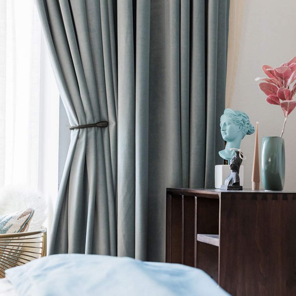 Sumnacon 2 Pcs Metal Curtain Holdbacks, Decorative Wall Mounted Drapery Tiebacks with Screws, Heavy Duty Window Treatment Holdbacks for Home Decor, Black: Home & Kitchen