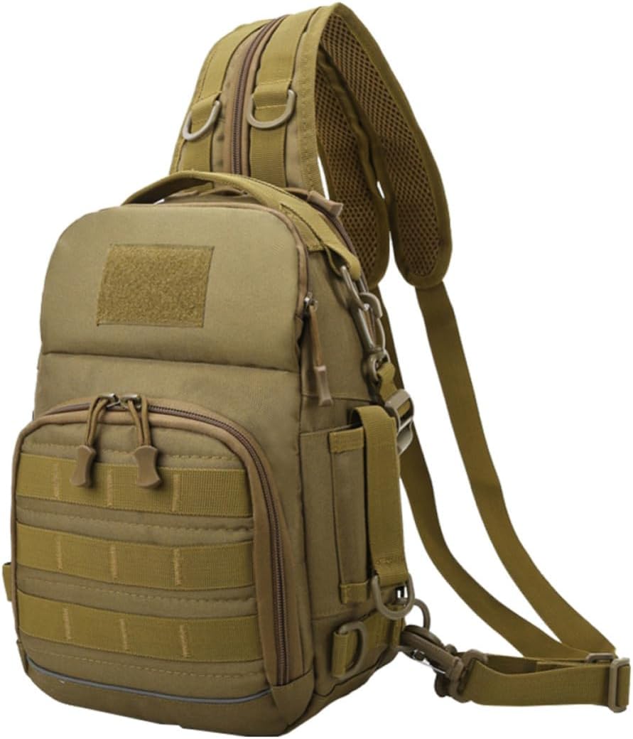 Large Capacity Camping Backpack with Comfortable Shoulder Straps Made of Sturdy Oxford Cloth for Outdoor Games and Hiking, Stylish Outdoor Storage Backpack Reducing Shoulder Stress