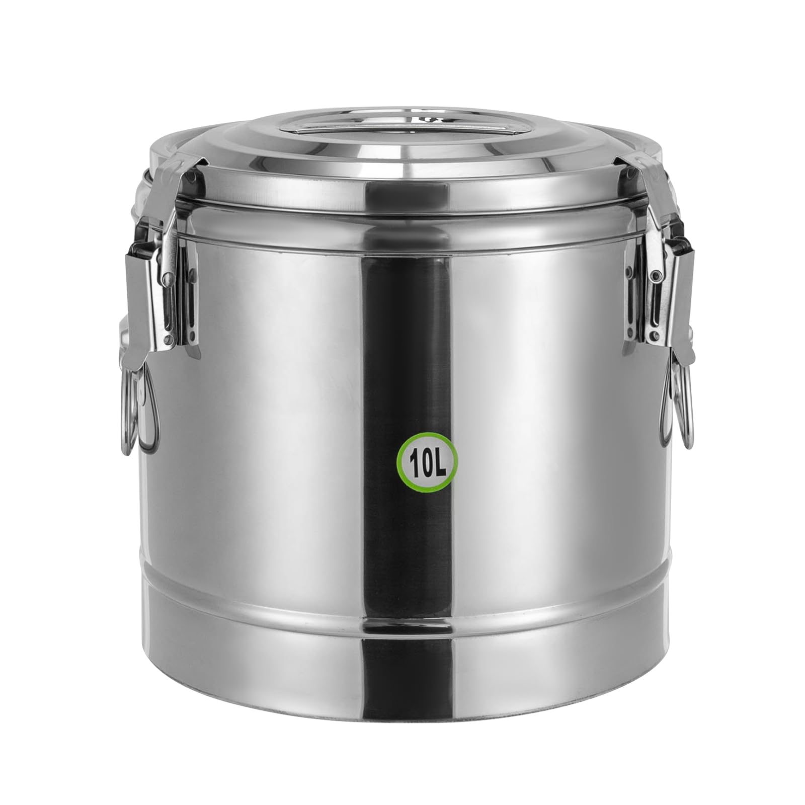 Contenedores de alimentos isotérmicos – Olla isotérmica para sopa de acero inoxidable 304 de 10 L – Contenedor de mantenimiento caliente para restaurantes, cantinas y tiendas de comida