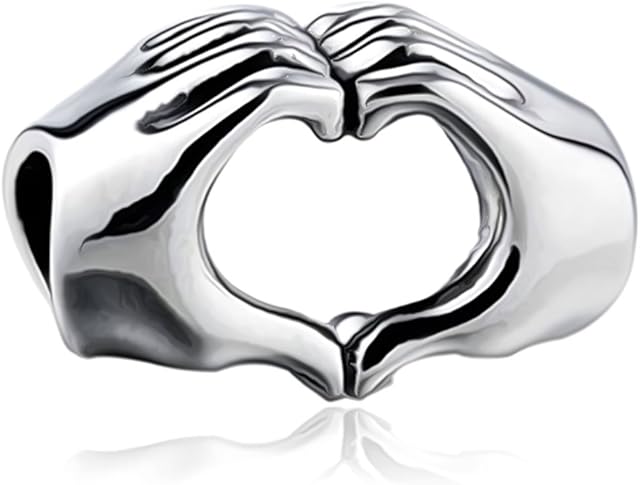 Love Heart Charm S925 Sterling Silver - Gift boxed