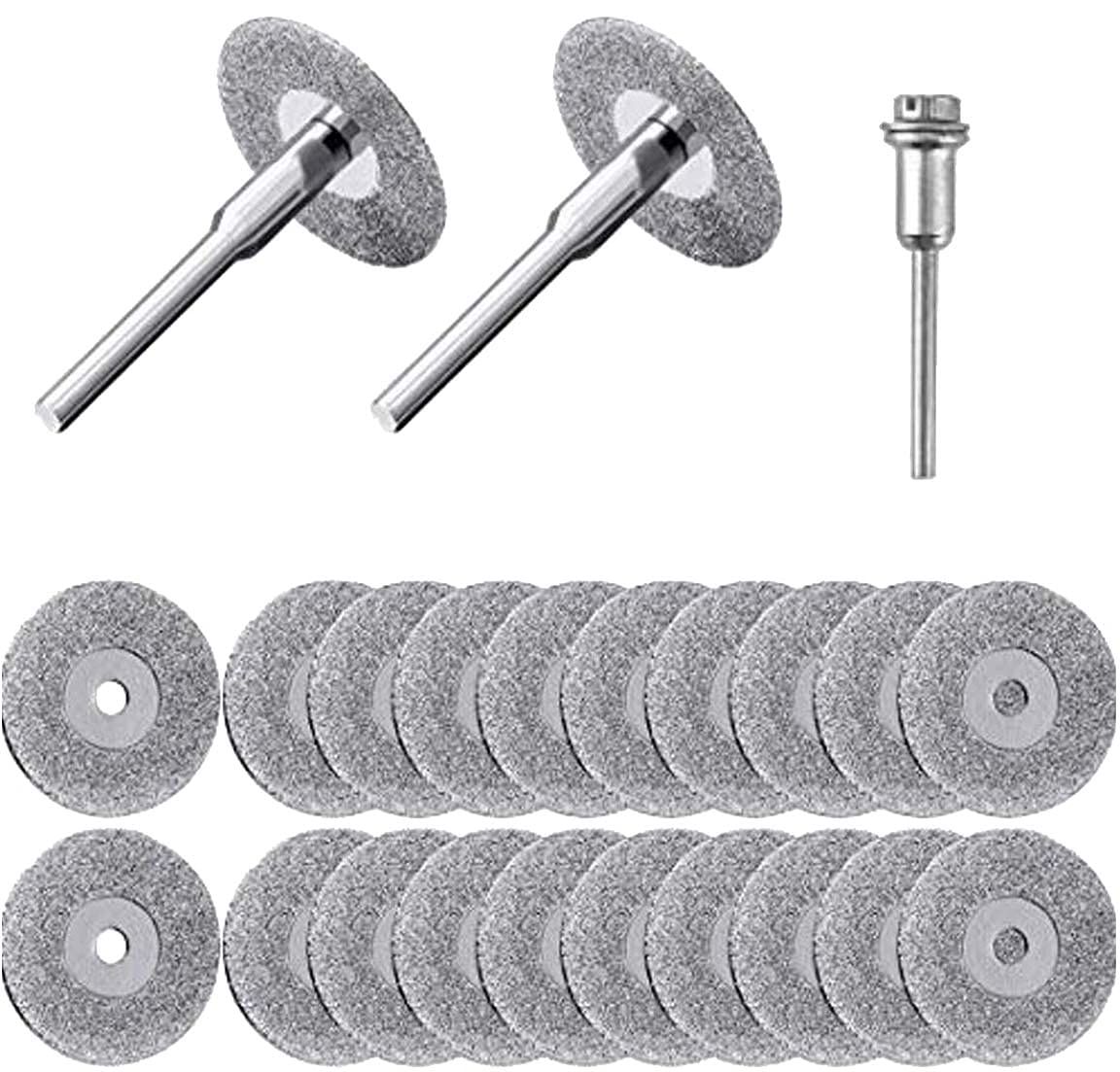DIY Crafts 3 Pcs, 18 mm 1x Mandrel, Diamond Cutting Disc Saw Blade Grinding Wheel Set Rotary Mandrel Com(3 Pcs, 18 mm 1x Mandrel) (B098LMM27L) Amazon Price History, Amazon Price Tracker