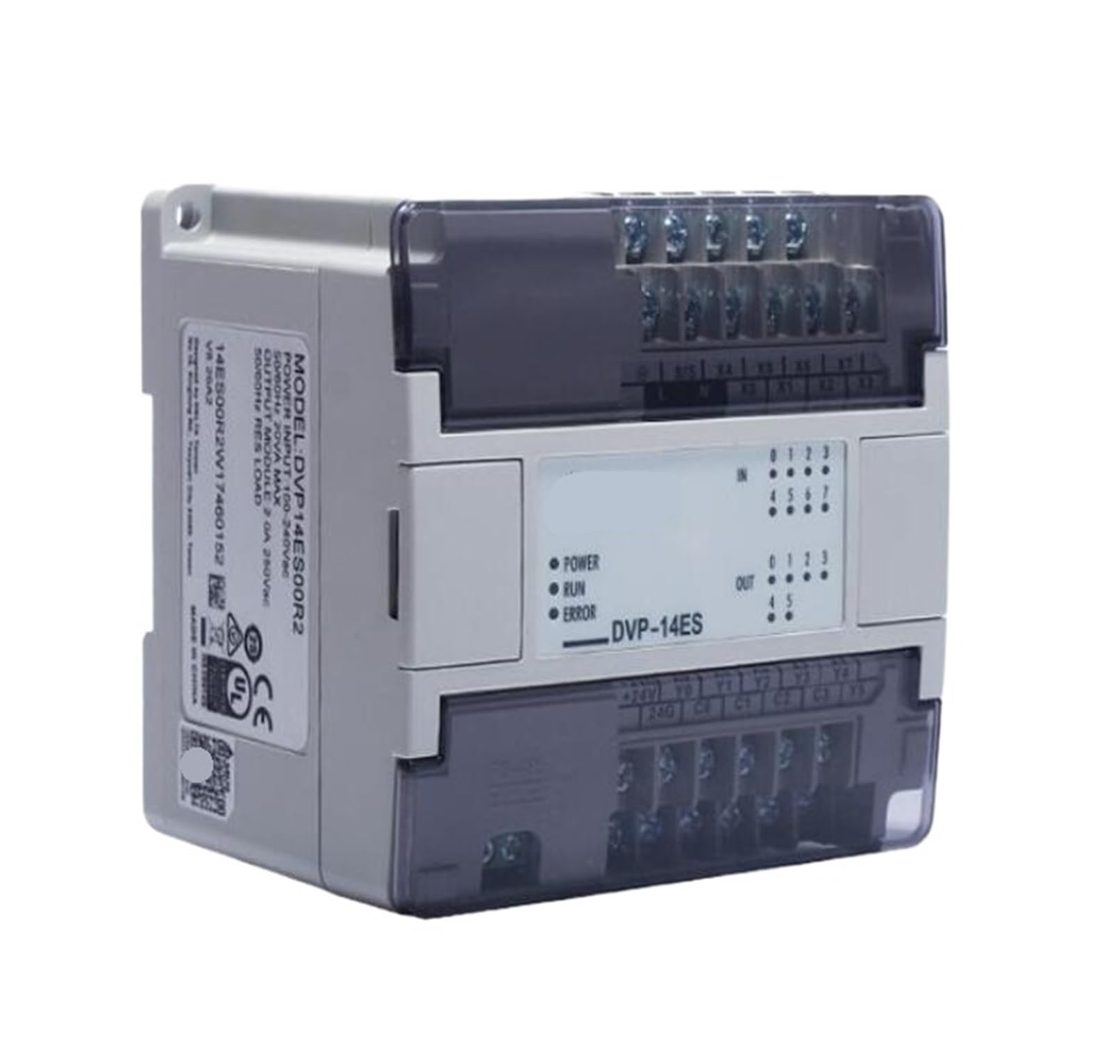 Contrôleur programmable DVP14ES00R2 avec automate à relais 14 points 100-240VAC