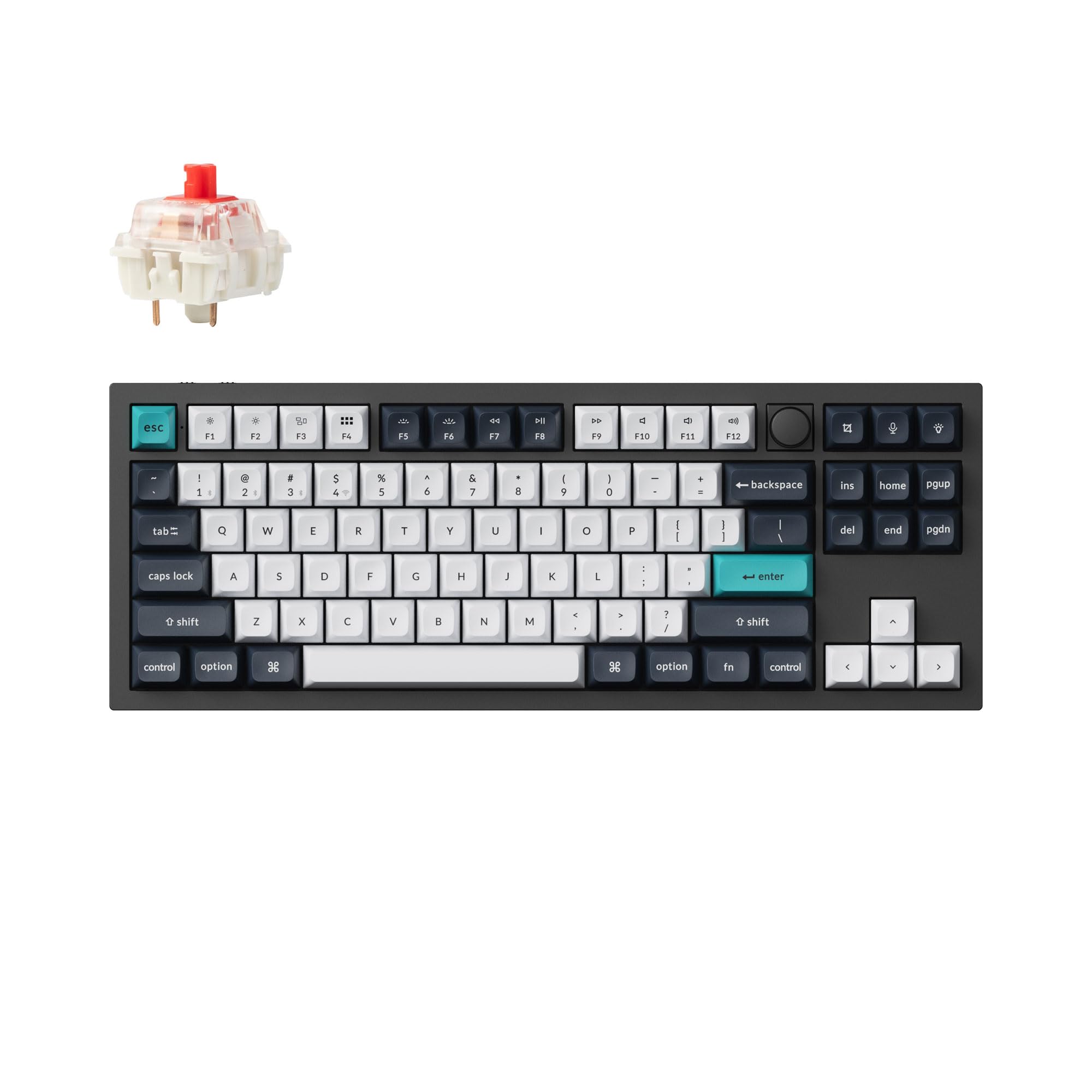 Amazon | Keychron キーボード Q3 Max、2.4 GHz/Bluetooth 5.1/有線