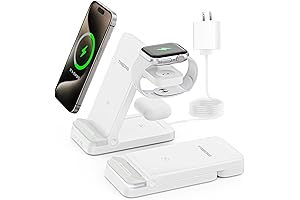 Beacoo 3 in 1 Foldable Fast Wireless Charger