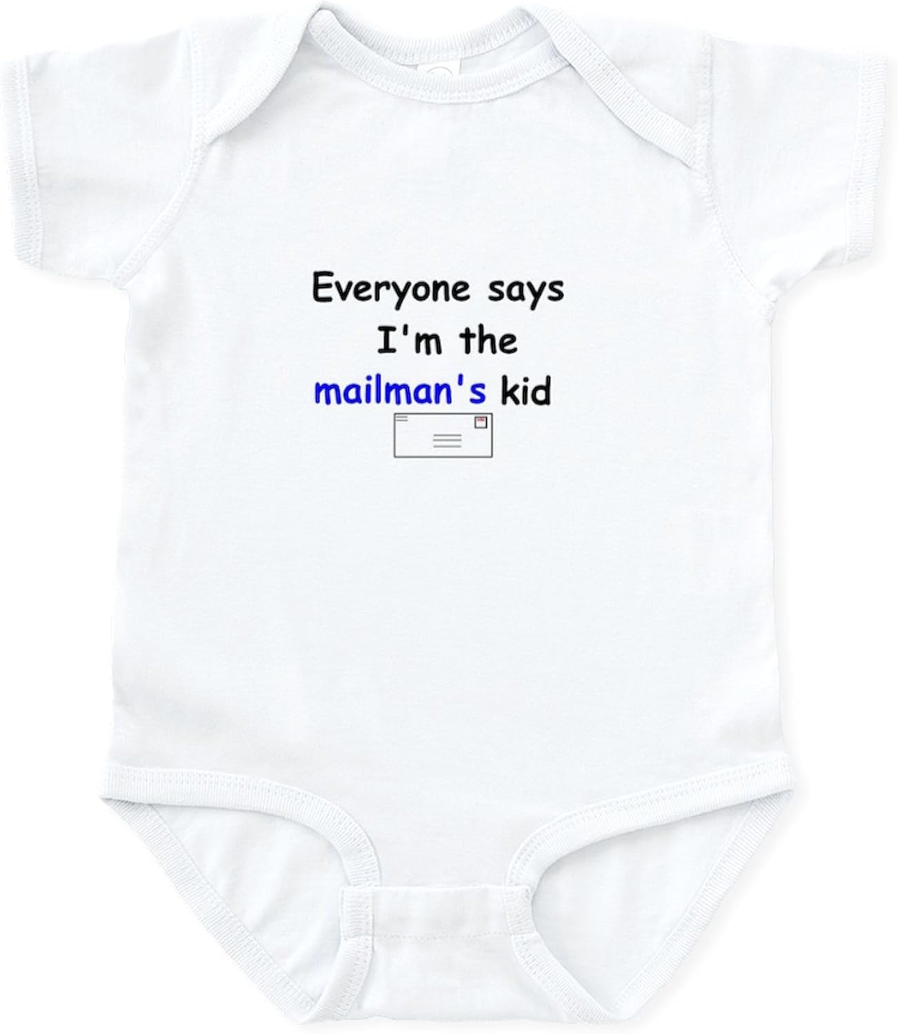 CafePress MAILMAN'S Kid Funny Infant Onesie Creeper Bodysuit Cute Infant Bodysuit Baby Romper