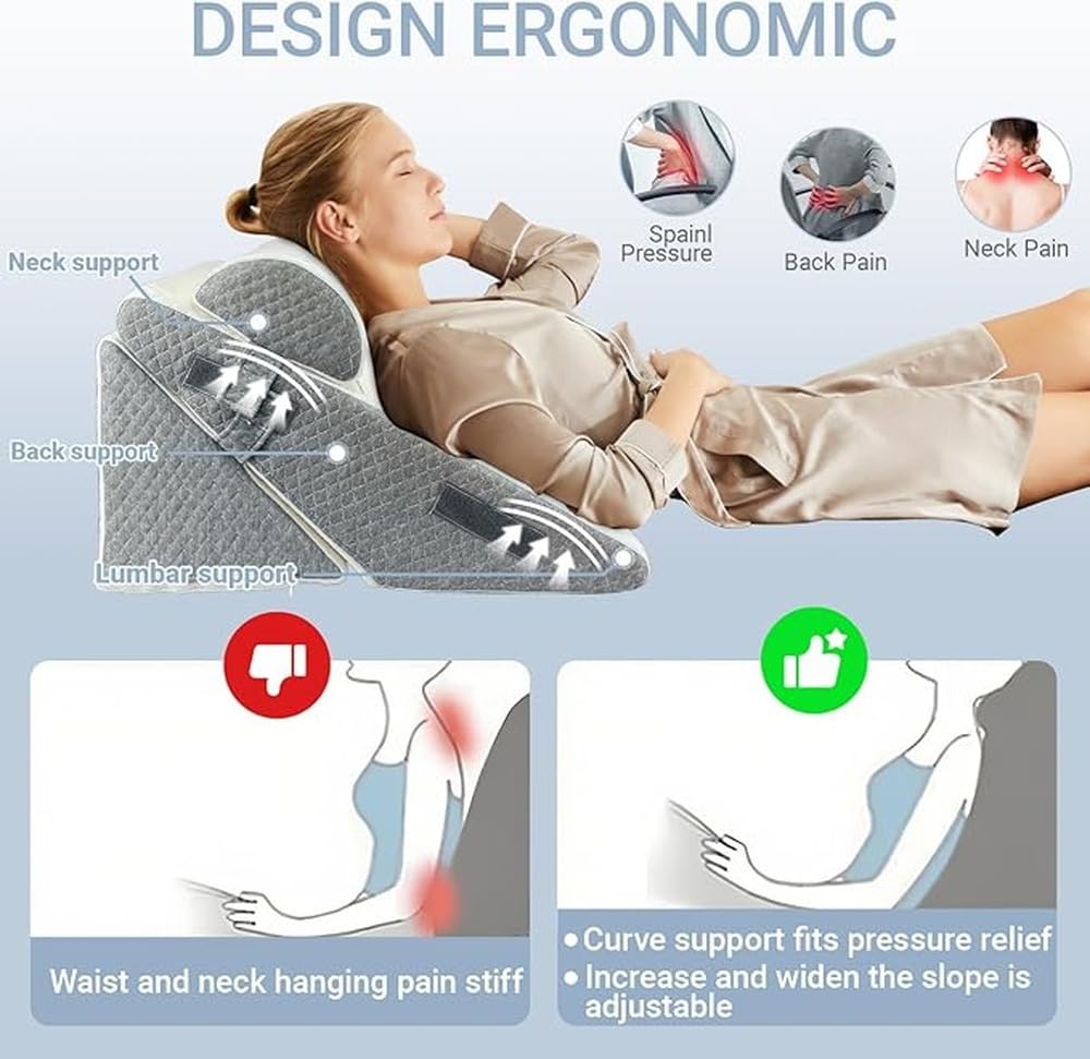 Almohadas Triangulares multicuñas Que ayudan a aliviar Problemas