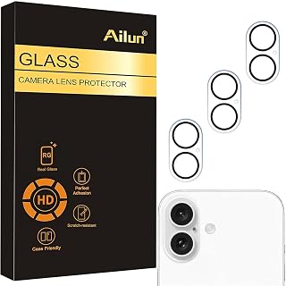 Ailun 3 Pack Camera Lens Protector for iPhone 16 & iPhone 16 Plus