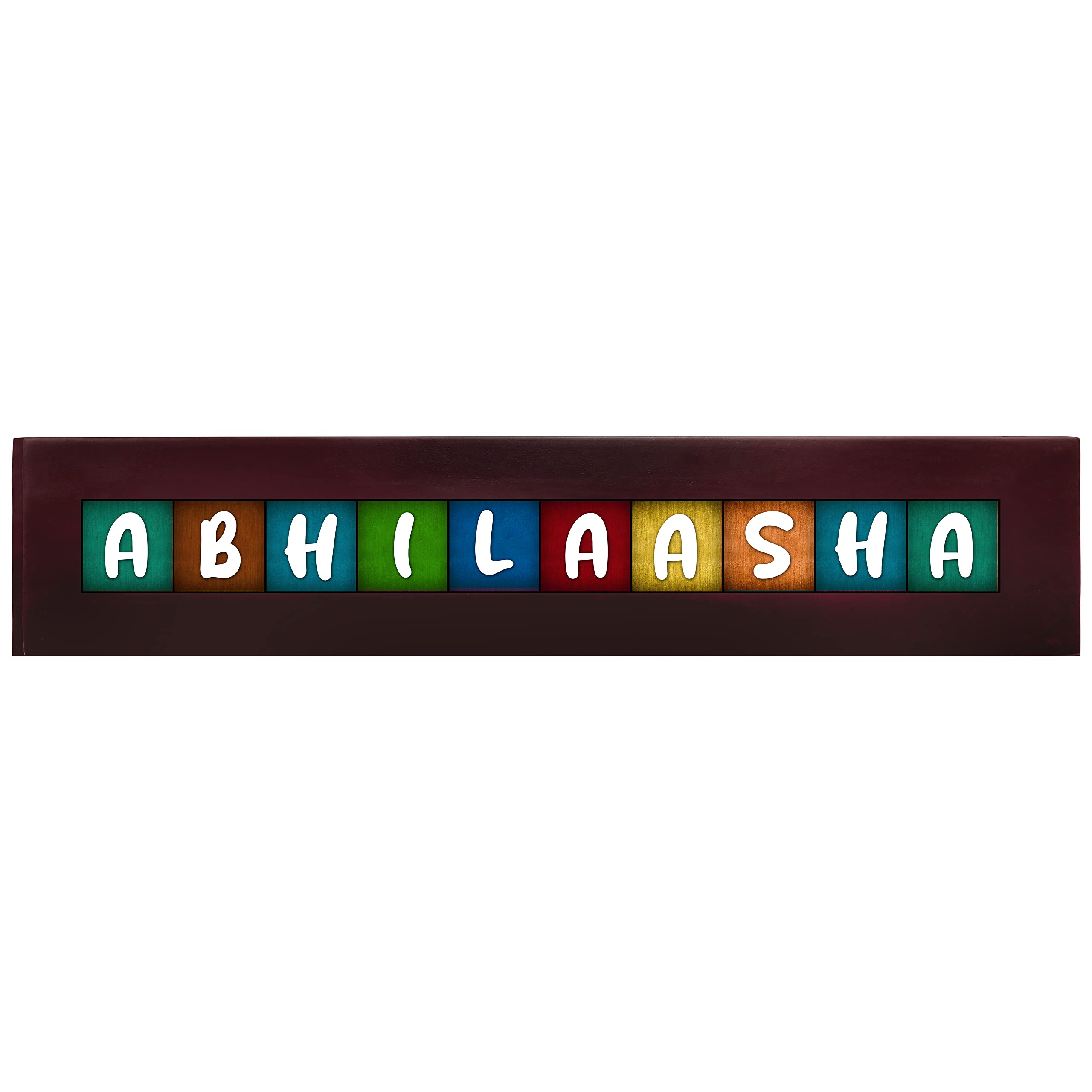 Customized Wooden Name Plate for Home Entrance, House & Apartment Doors (12Letter/1Line) — Amazon image 11