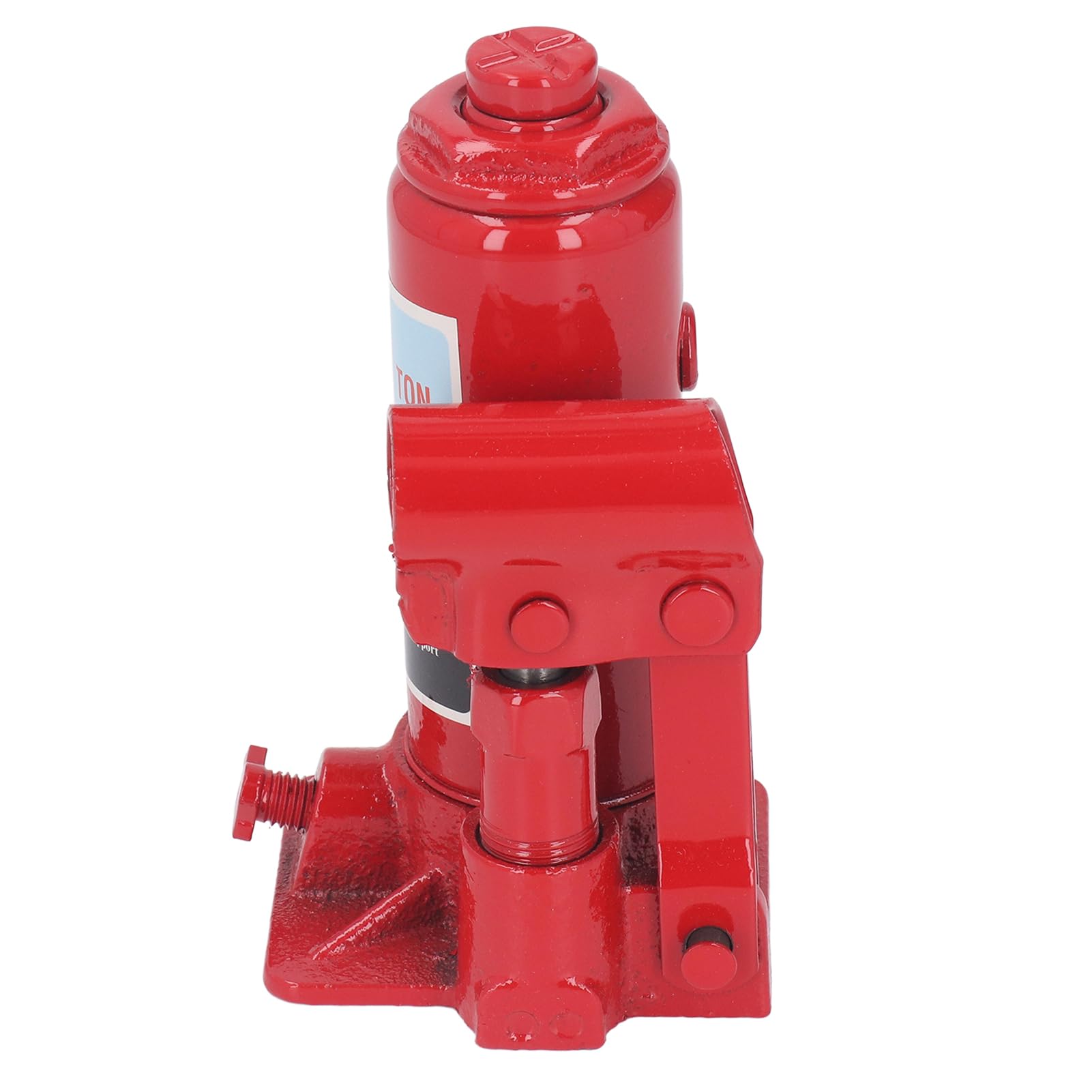 Cric hydraulique Liquide, cric Bouteille Vertical soudé de 3 tonnes, cric de Camion de Voiture Robuste avec poignée de Pompe, curseurs en Acier trempé à Double étage pour Un