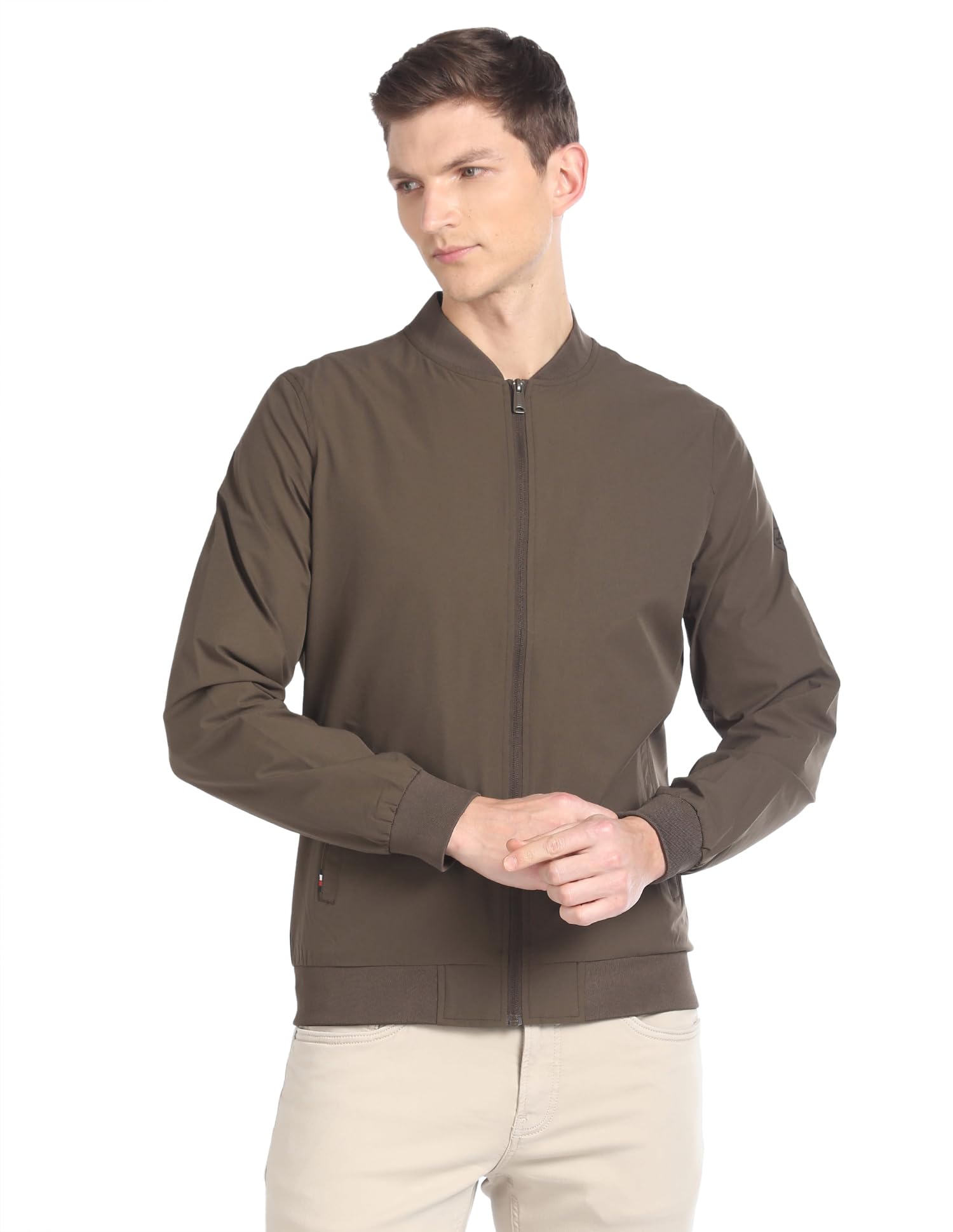 arrow Men's Polyester Crop A-Line Coat-picture-15