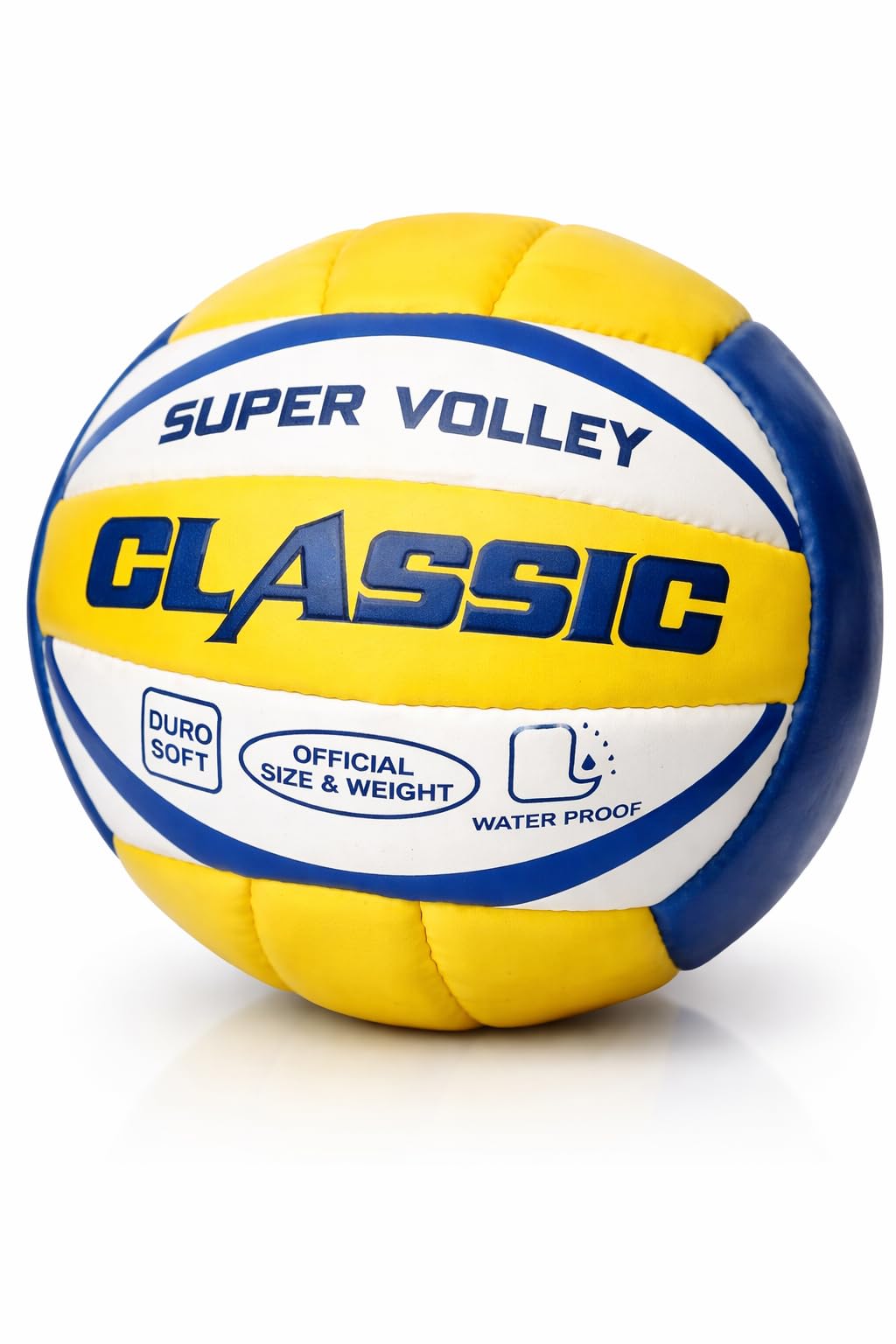 Volleyball Size 5 Super Volley Classic | Soft PU Cover Waterproof Ball | Official Match Training Volleyball for Outdoor Indoor Use-image-40