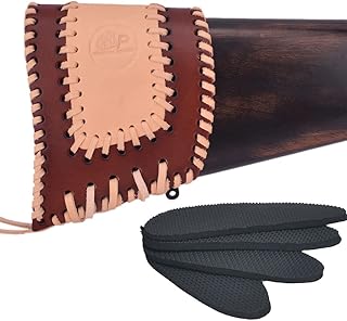 WAYNE'S DOG Veg-Tanned Leather Recoil Pad Extendable Stock Shotguns Rifles Slip On Buttstock Cover - WAYNE'S DOG