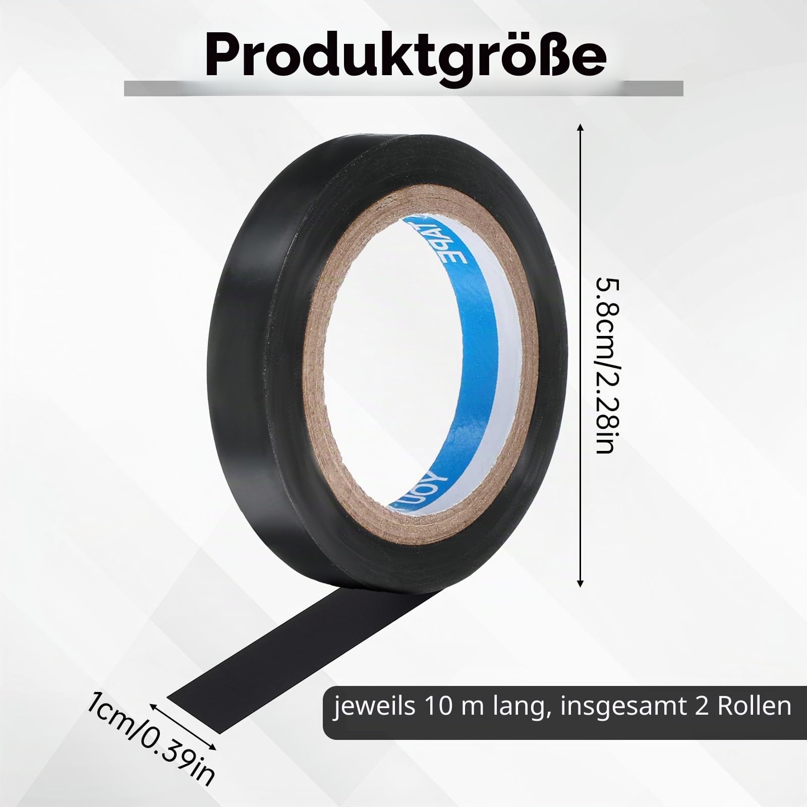 EupHHonycs 2 Rollen Tennis Griffband Anti-Rutsch Griffband Tennisschläger Selbstklebend für Tennisschläger, Overgrip Geeignet für Badminton, Tennis, Squash, 20m