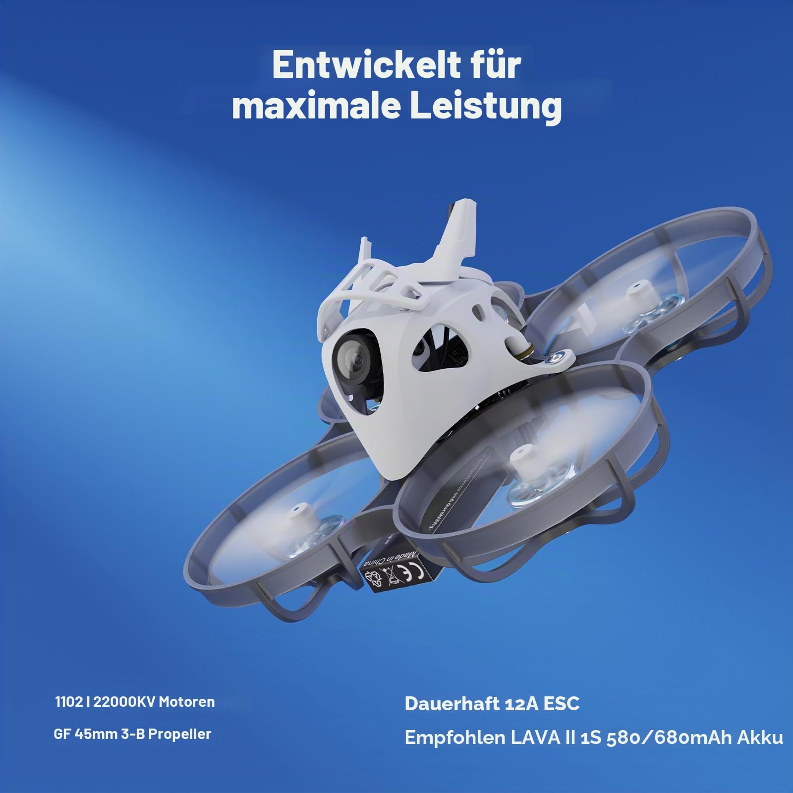 BETAFPV Meteor75 Pro P1 1S Brushless Whoop with 1080P HD VTX for Cinematic | 170° FOV CMOS sensor, Compatible with Matrix 1S 3IN1 HD FC, 1102 22000KV Motor, 45mm 3-Blade Prop, Fly Time Up to 5.5Min