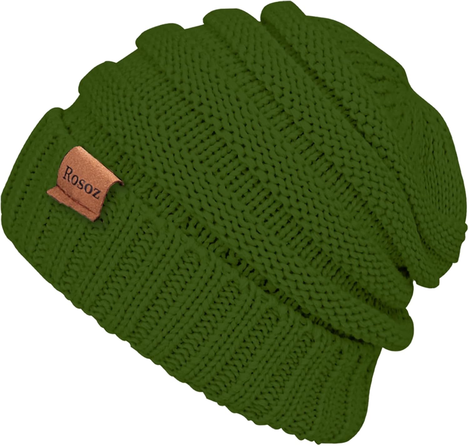 Rosoz Womens Beanies for Winter Slouchy Beanies for Women Knit Warm Winter Hats for Women Thick for Cold Weather - Image 2