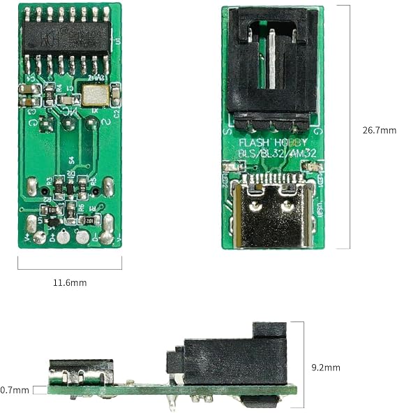 USB Linker Compatible with BL32 BLS AM32 Brushless ESC Open Source Speed Control Programming