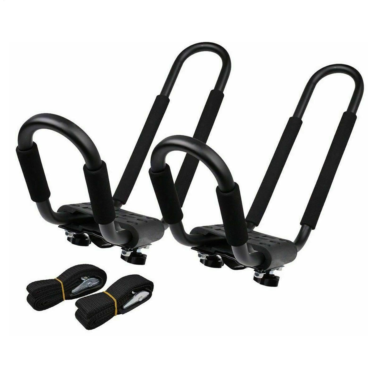 Soporte Plegable para Kayak en el Techo, 2 Unidades, Soporte Plegable para | tabla de surf de coche, soporte de snowboard para esquí, snowboard, cañas de pescar, monopatines, kayak