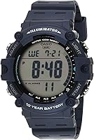 Vista 6 de Casio Illuminator AE1500WH Series Batería de 10 años Retroiluminación LED 5 alarmas Cronómetro de 1/100 segundos Reloj digital para hombre