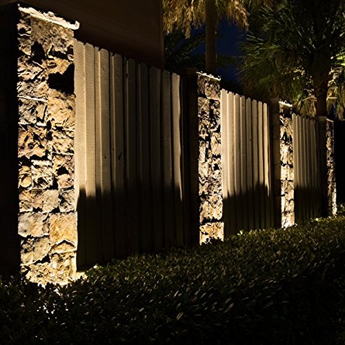 H-A Outdoor Brass Landscape Lightings Low Voltage Landscape Spotlight Kits With Ground Spike For Garden Patio,12V (1 Pack) #TOP4