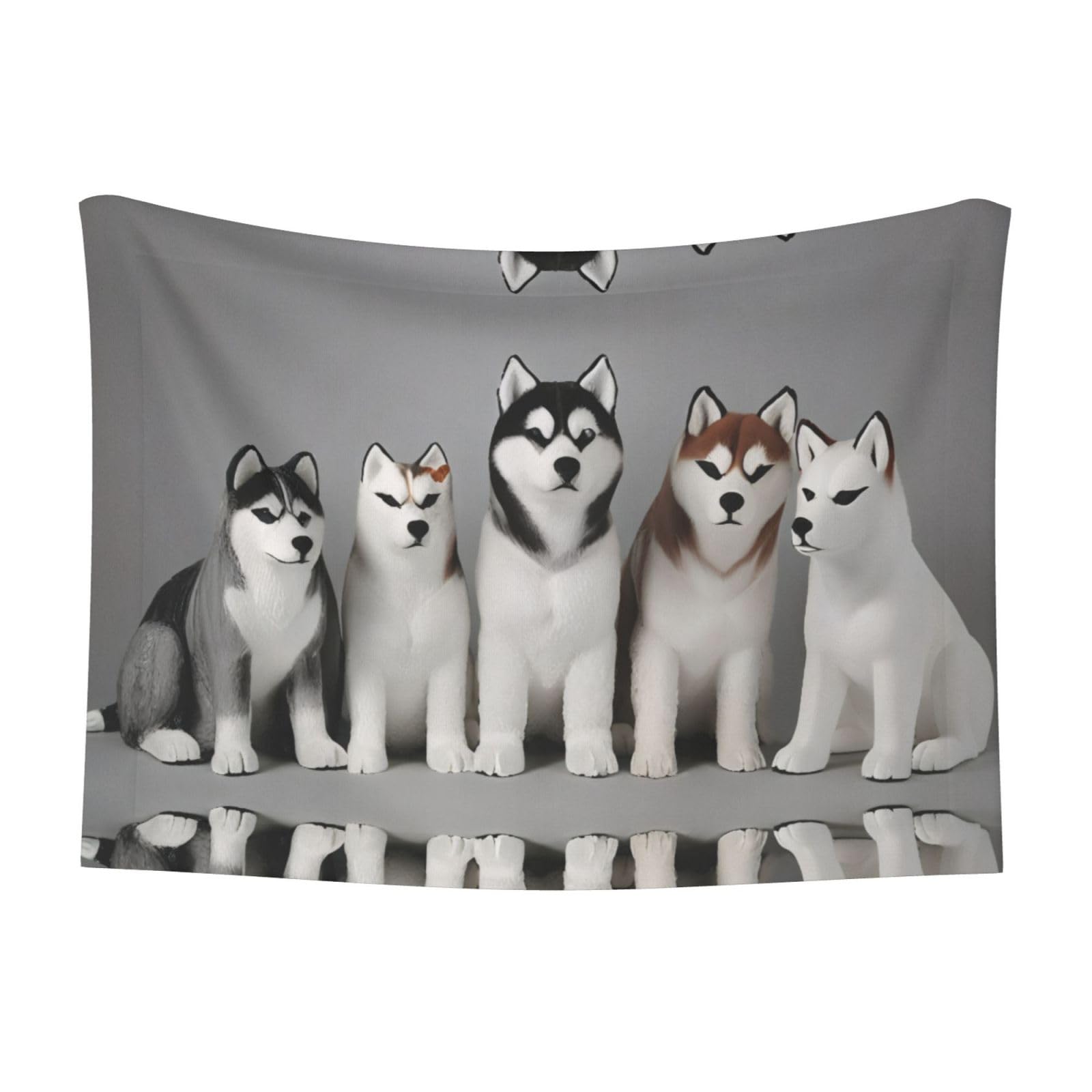 Lovely Dogs Pet Blanket Soft Plush Bedding for Dogs Cats Comfortable Warm Cuddly Pet Mat with Velvet