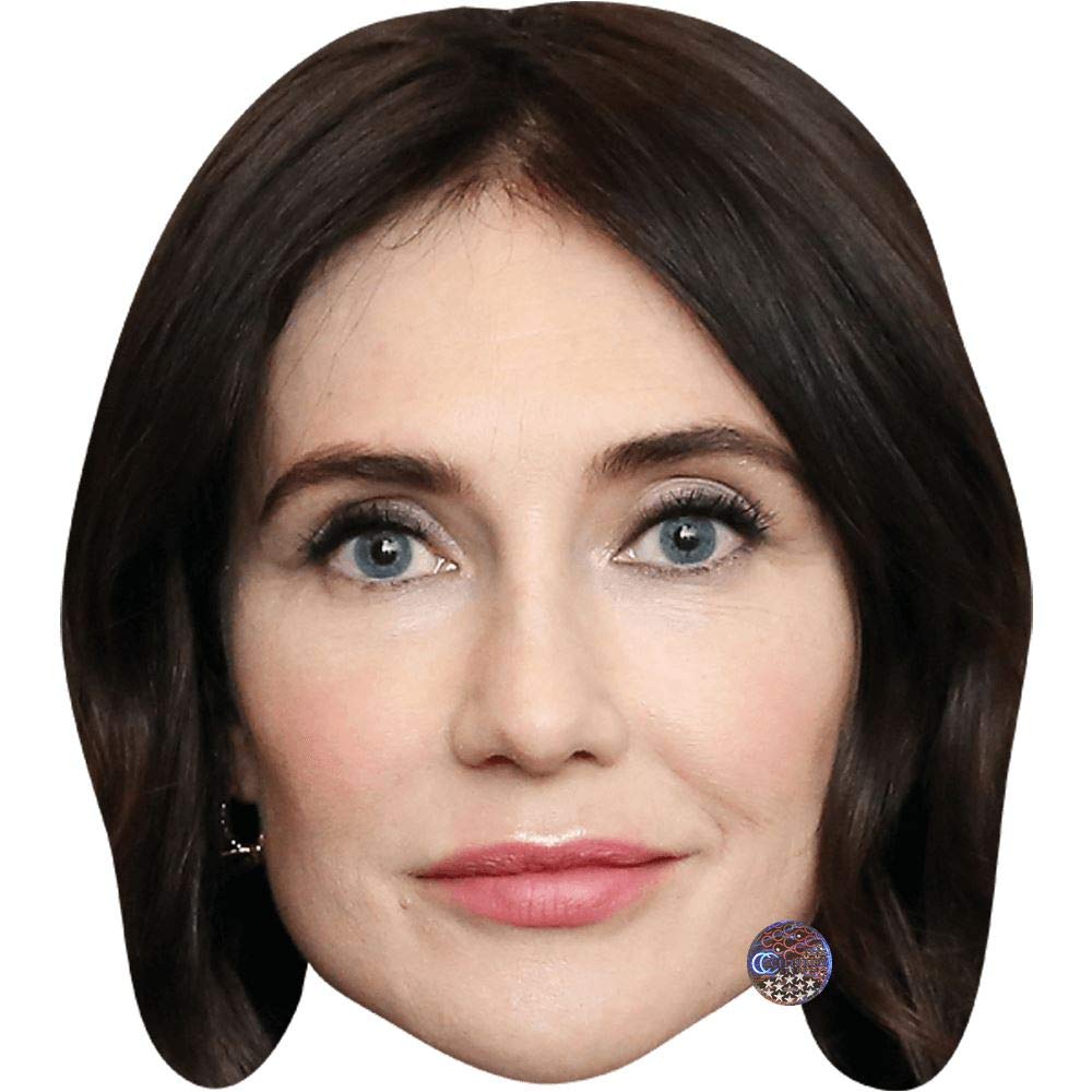 Carice van Houten (Brown Hair) Celebrity Mask, Flat Card Face, Fancy Dress Mask