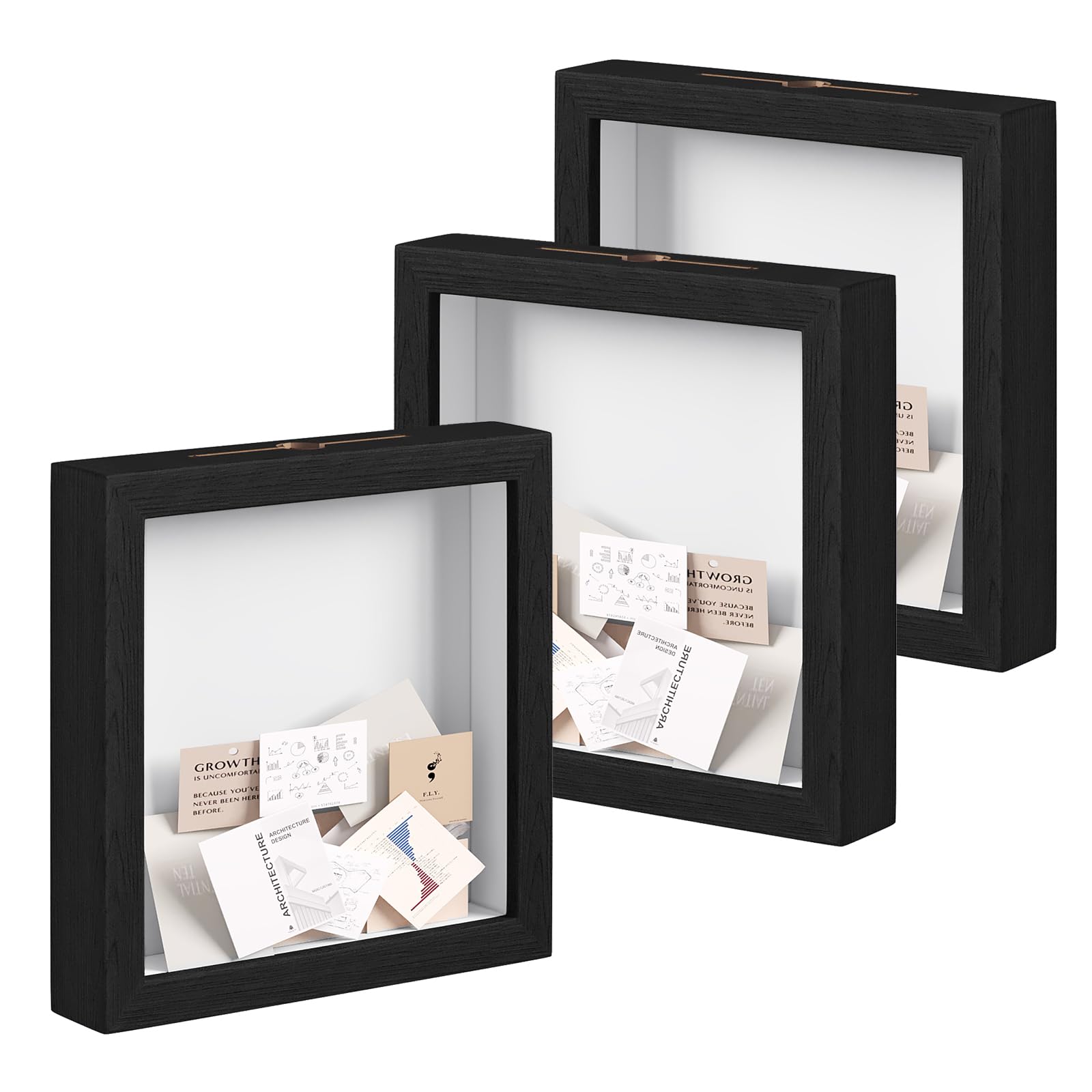 Cadre Photo 3D A4 EUGAD à Ouverture Frontale - Cadre Boîte D'ombre Pour Dessins D'enfants Cadre Photo 3D A4 EUGAD à Ouverture Frontale - Cadre Boîte D'ombre Pour Dessins D'enfants
