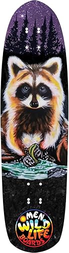 Omen Boards Tico Racoon Mini Cruiser - Tabla de patineta - 8.9 x 33 pulgadas