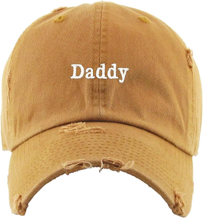 Daddy Vintage Baseball Cap Embroidered Cotton Adjustable Distressed Dad Hat