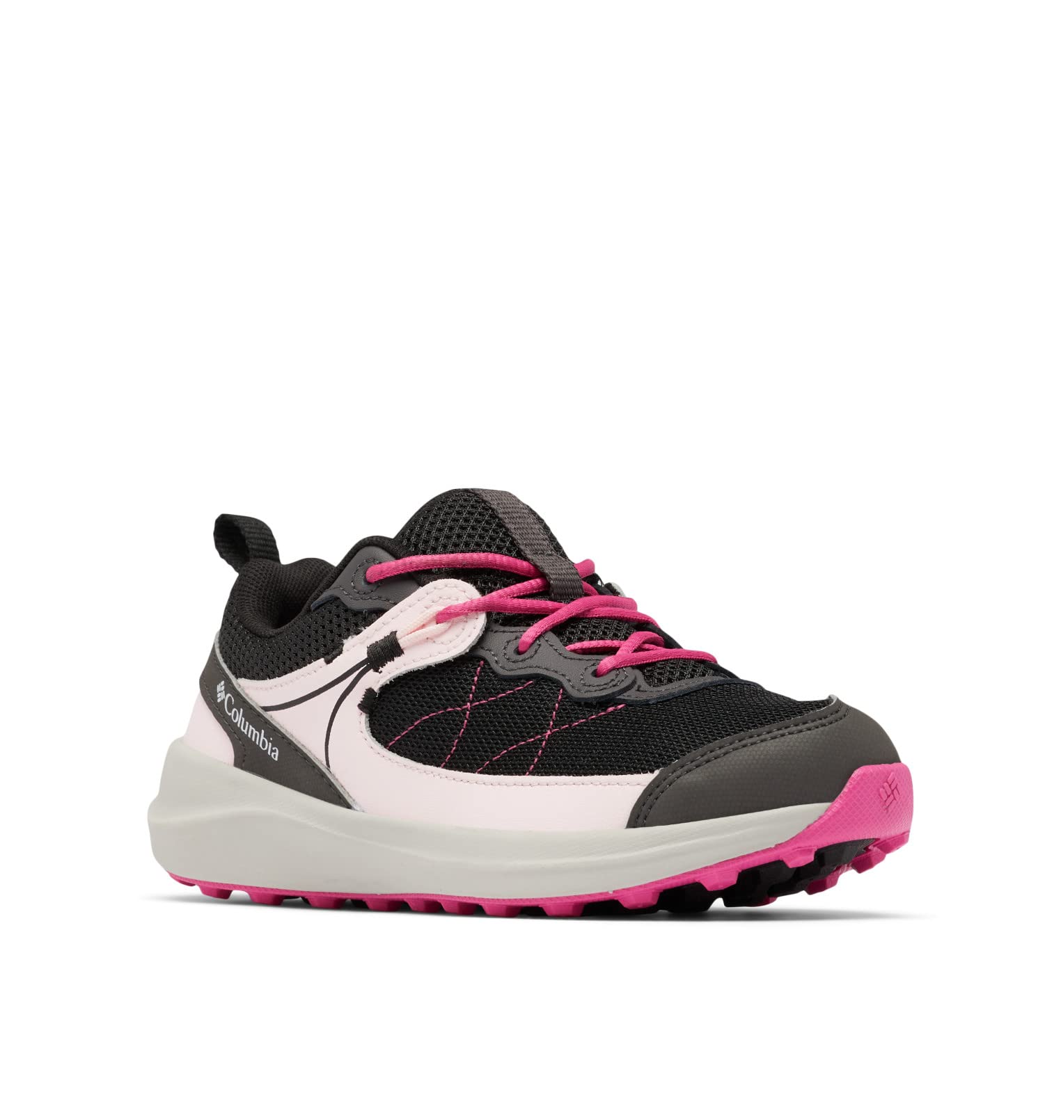 Columbia Youth Girls Trailstorm, Black/Pink Ice, 6