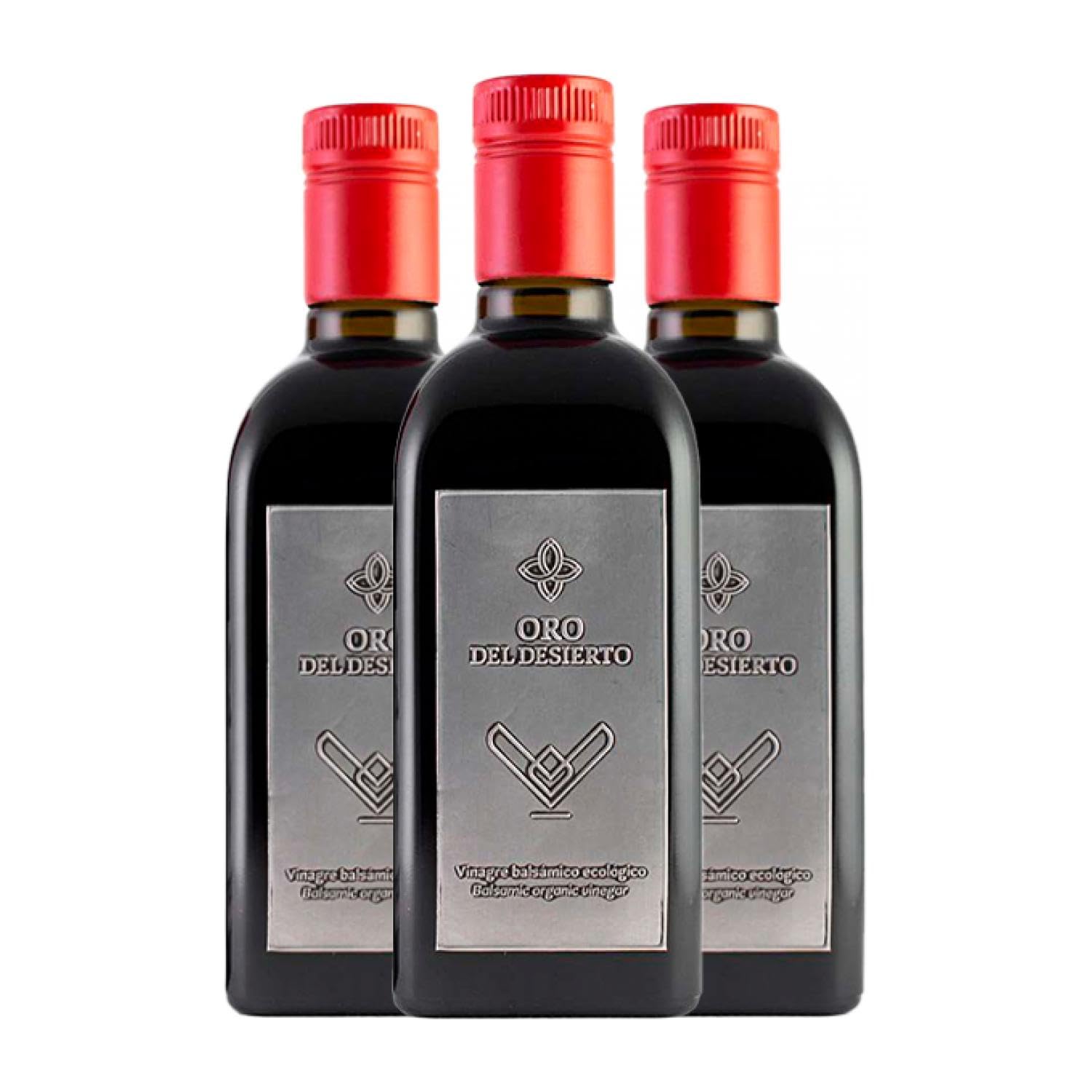 Essig Oro del Desierto Balsámico Medium Flasche 50 cl (Karton mit 3 Medium Flasche von 50 cl)