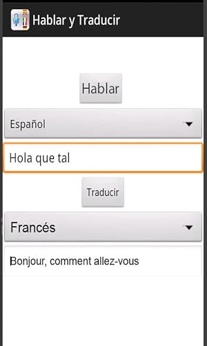 Speak and Translate to French