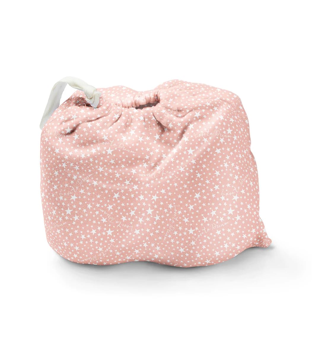 Love To Dream Fitted Bassinet Sheet Twin Pack - Stardust, Dusty Pink - Image 3