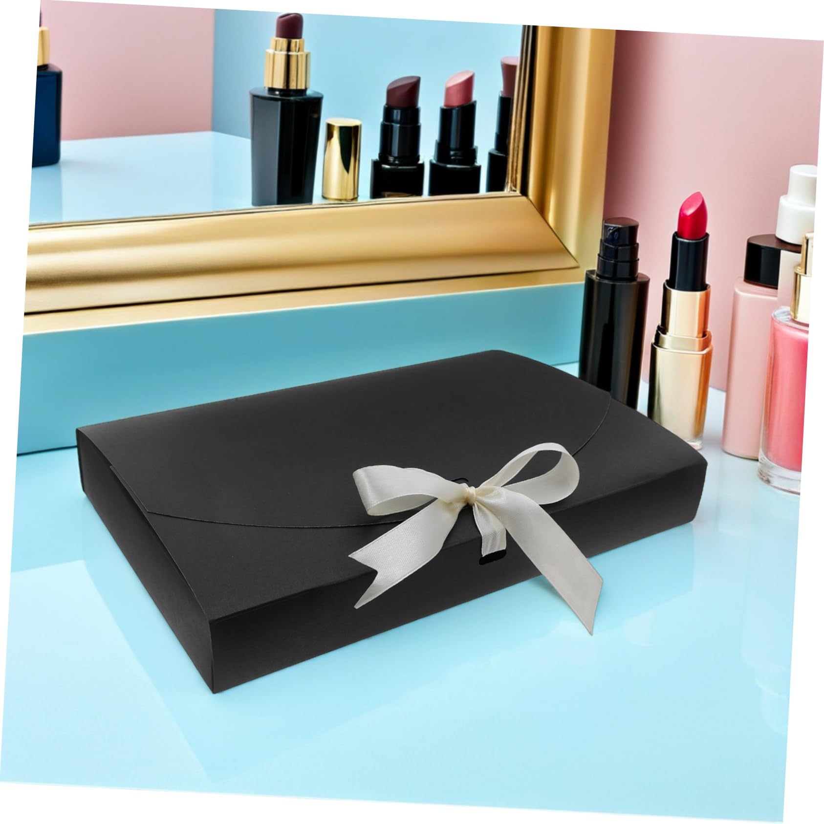 LABRIMP 20 Pezzi Scatole Regalo con Fiocco per Camicie e Sciarpe Confezione Carta Elegante per Compleanni Matrimoni Natale e Feste Sacchetti Imballaggio Versatili e Protettivi
