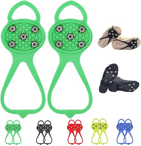 Pinzas universales antideslizantes para zapatos, 2026 nuevas púas de agarre antideslizantes universales para zapatos, cubierta de silicona