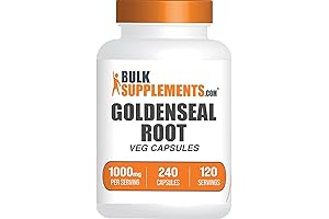 BulkSupplements.com Goldenseal Root Capsules for Immune Support