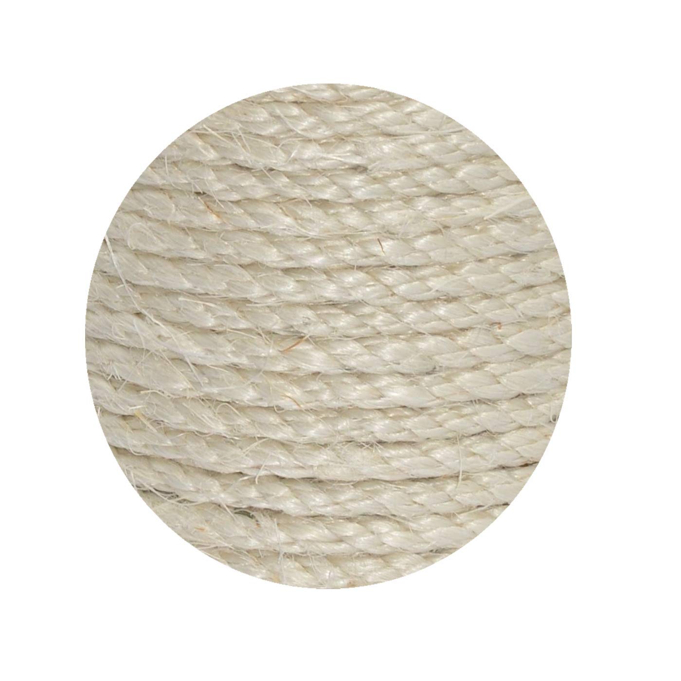nanook Kratzsäule/Sisalsäule/Ersatzstamm für Kratzbäume - Ø 15 cm, Gewinde M8 - aus Teppichgewebe - beige - Länge 40 cm