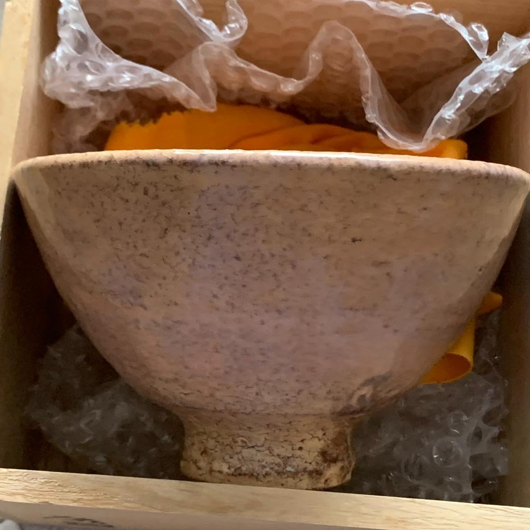 萩 茶? 大野孝晴 共箱付き 共布 茶碗 萩焼 茶道具 茶器 伝統工芸 美術