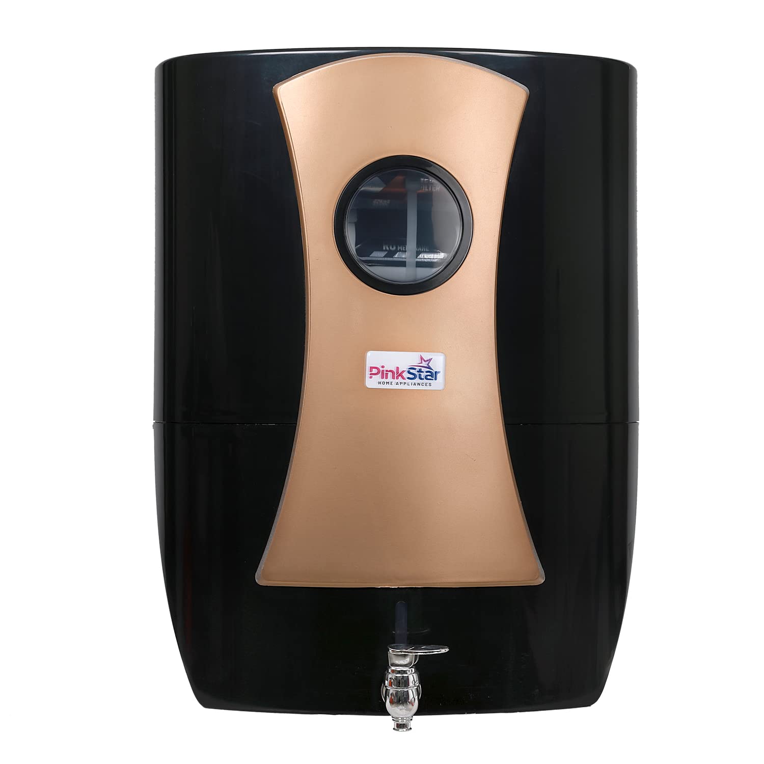 PinkStar Red Black Water Purifier with RO+COPPER+UF+TDS CONTROLLER Water Purifier for Home For Kitchen