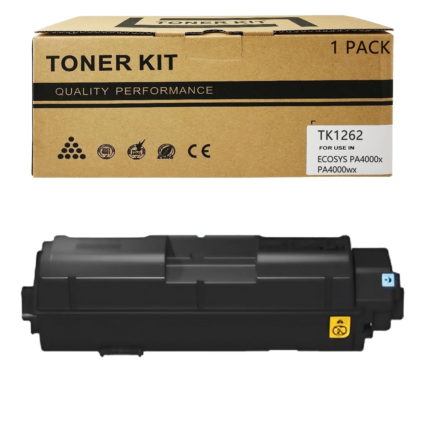 TRICARI TK-1262 TK1262 Compatible for Kyocera TK-1262 TK1262 Toner Compatible for Kyocera ECOSYS PA4000x PA4000wx Printer Toner