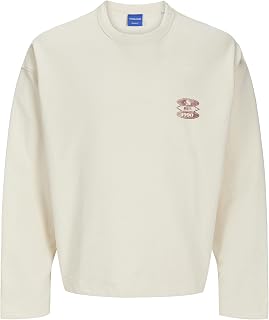 JACK & JONES Male Sweatshirt Rückenprint Sweatshirt