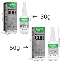 Vista 4 de Jue Fish Glue, pegamento aceitoso de alta resistencia para soldadura de pescado Jue Fish (1 unidad-1.06 oz)