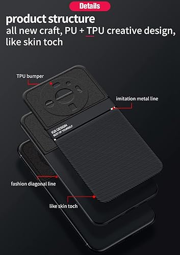 Miniatura 5 de Caso De Negocios Diseñado Para Xiaomi 12S Ultra Case Hombres A Prueba De Golpes Antiarañazos Antiarañazos Cubierta Protectora De Silicona Para