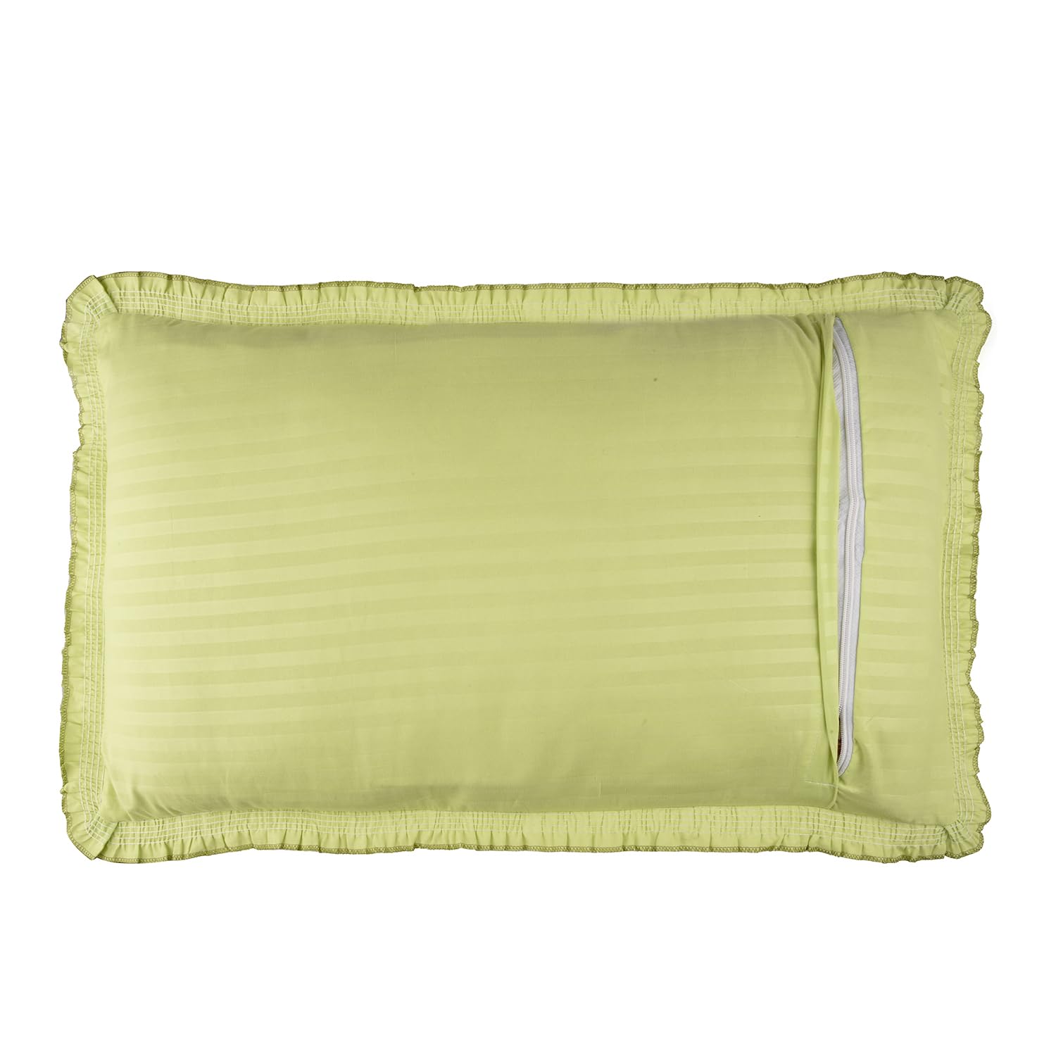 Parrot Green Cotton Pillow Covers - 4 Piece Set -6