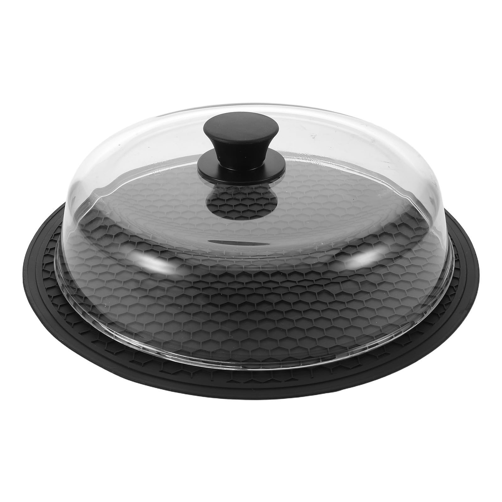 Gatuida 1 Juego de Tapa antisalpicaduras de Vidrio para microondas de 25 cm