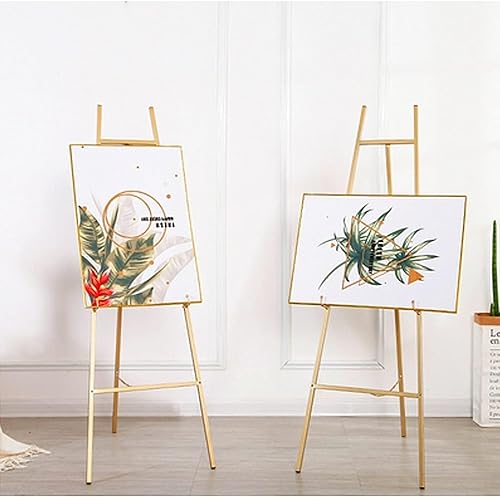 Miniatura 2 de Soporte de metal para pintura al óleo, caballete de exhibición de fotos de bienvenida de boda para exhibición de carteles de tienda, estante de